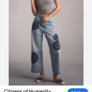 Citizens of Humanity Crochet Gaucho High Waist Jeans